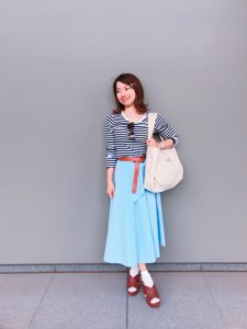 低身長でもジャストサイズ 無印良品オーガニックコットンtシャツコーデ Little Fashion Lab