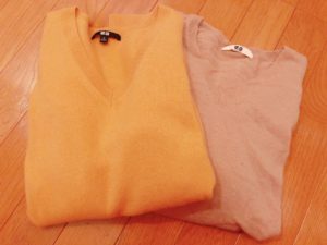 ユニクロカシミヤセーター